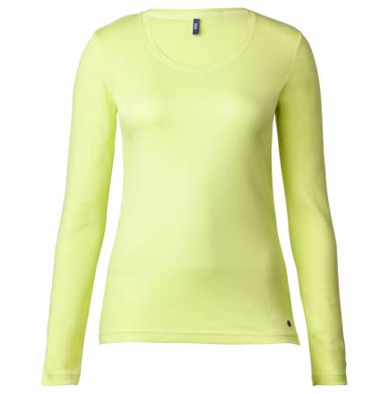 Basic Longsleeve Pia – sunny lime