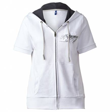 Sportives Kurzarm-Hoody – white