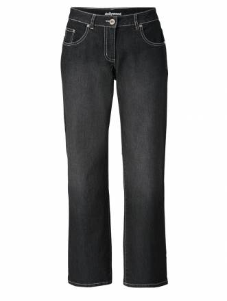 Straight Cut Jeans Paula Dollywood Schwarz